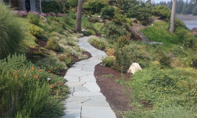 Minter Bay Flagstone Patio and Stairs